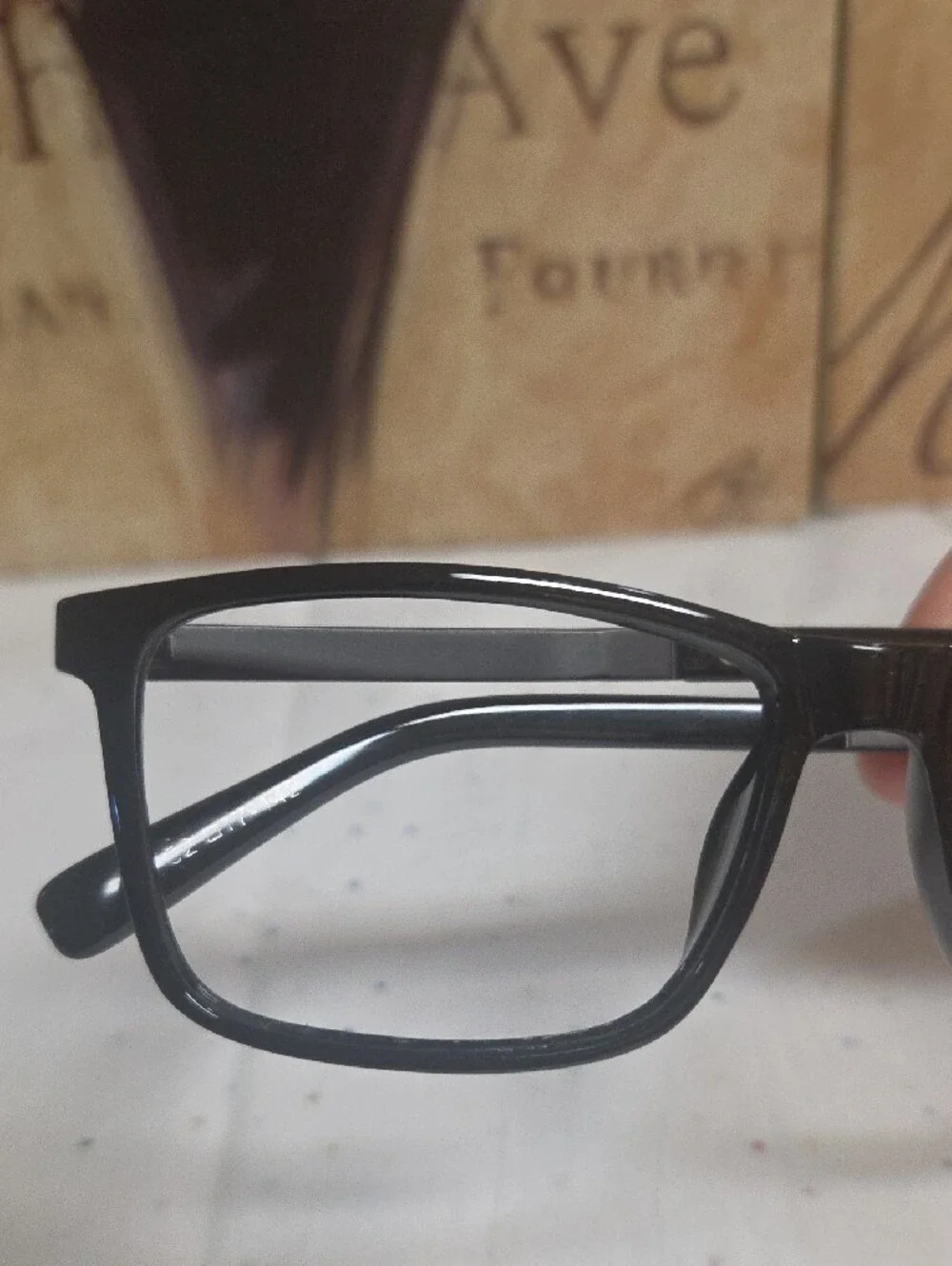 Dior Black Rectangle Eyeglass Frames ONLY
